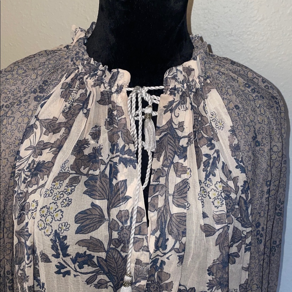 Free people Floral Print Women's Top - Picture 2 of 8
